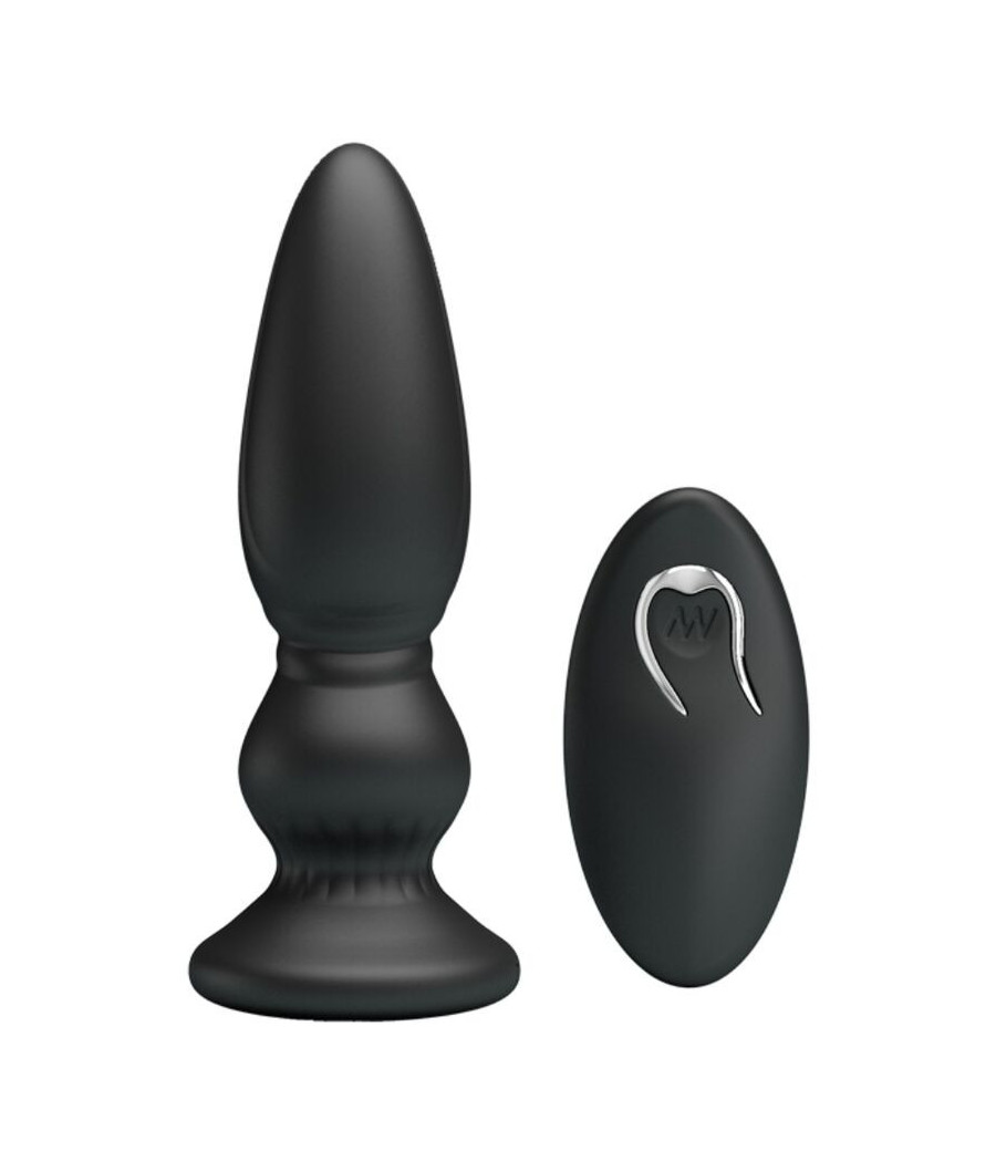 MR PLAY - POTENTE VIBRATORE TELECOMANDO PLUG ANALE NERO