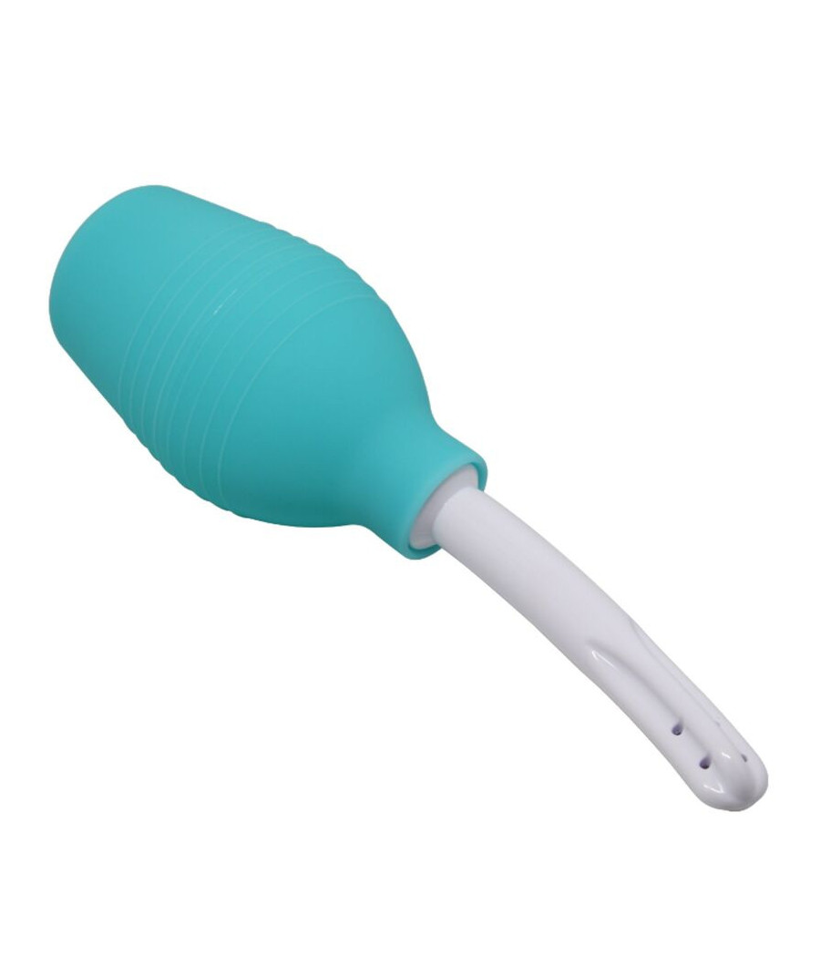 MR PLAY - DOCCIA ANALE IN GOMMA BLU PERA