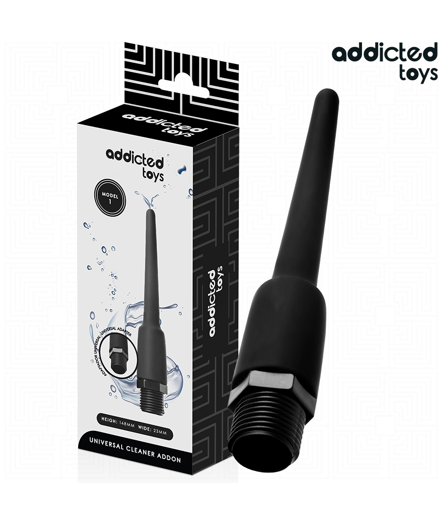 ADDICTED TOYS - PULITORE ANALE CON ADATTATORE UNIVERSALE MODELLO 1