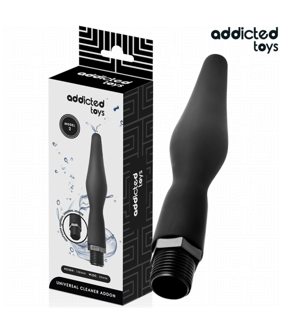 ADDICTED TOYS - PULITORE ANALE CON ADATTATORE UNIVERSALE MODELLO 2