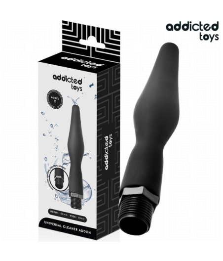 ADDICTED TOYS - PULITORE ANALE CON ADATTATORE UNIVERSALE MODELLO 2