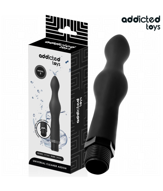 ADDICTED TOYS - PULITORE ANALE CON ADATTATORE UNIVERSALE MODELLO 3