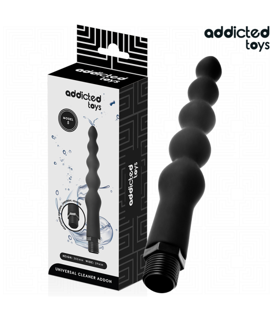 ADDICTED TOYS - PULITORE ANALE CON ADATTATORE UNIVERSALE MODELLO 5