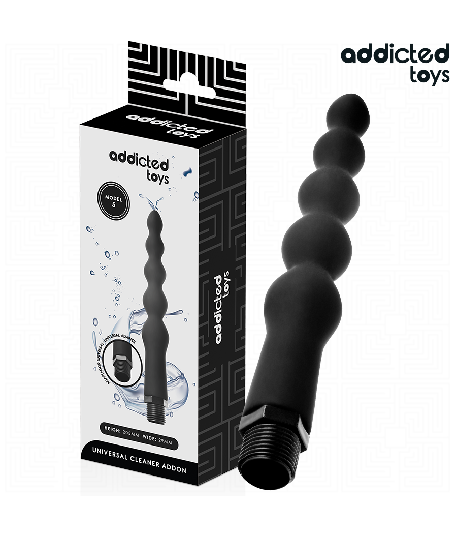 ADDICTED TOYS - PULITORE ANALE CON ADATTATORE UNIVERSALE MODELLO 5