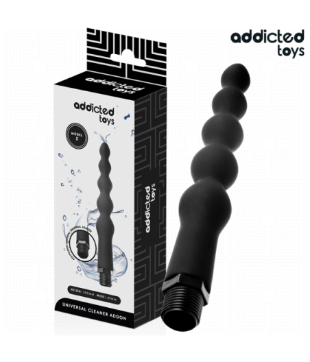 ADDICTED TOYS - PULITORE ANALE CON ADATTATORE UNIVERSALE MODELLO 5