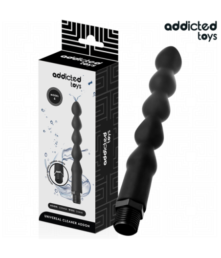 ADDICTED TOYS - PULITORE ANALE CON ADATTATORE UNIVERSALE MODELLO 6