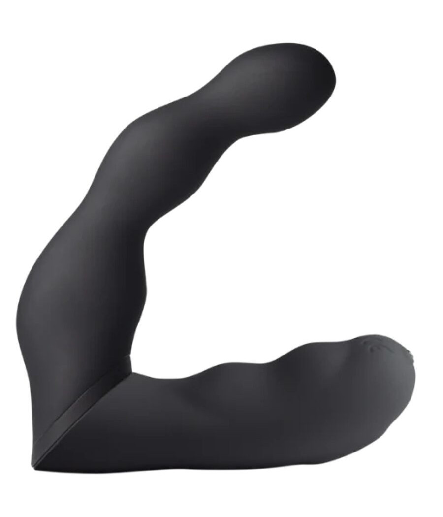 ROCKS-OFF - ADATTATORE NERO PER VIBRATORE PROSTATICO E ANALE