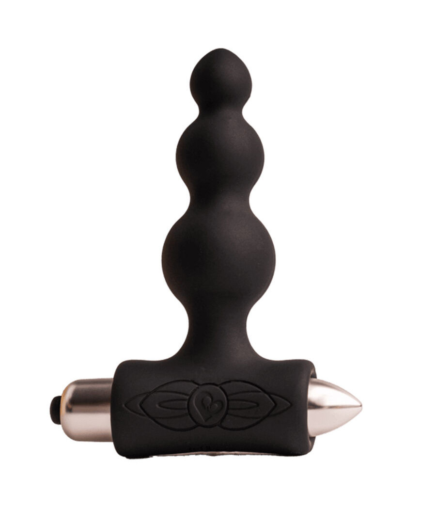 ROCKS-OFF - PETITE SENSATIONS BUBBLES PLUG ANALE VIBRATORE NERO
