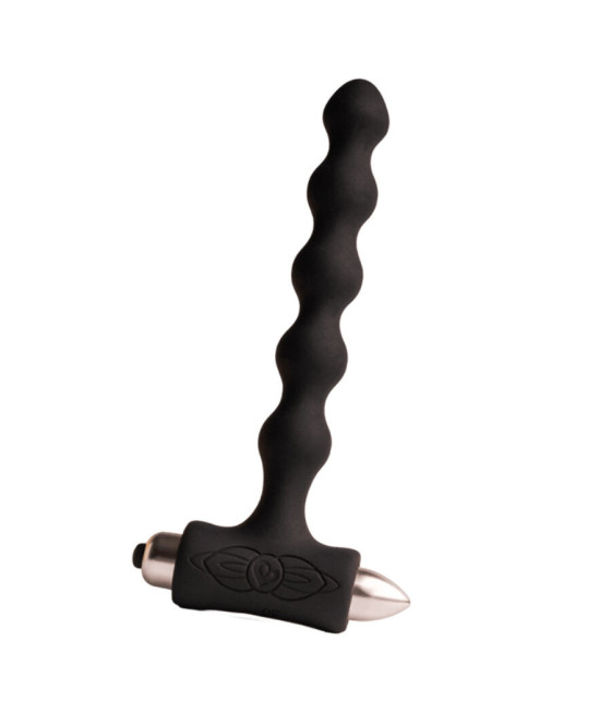 ROCKS-OFF - PETITE SENSATIONS PEARLS PLUG ANALE VIBRATORE NERO