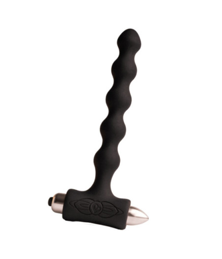 ROCKS-OFF - PETITE SENSATIONS PEARLS PLUG ANALE VIBRATORE NERO