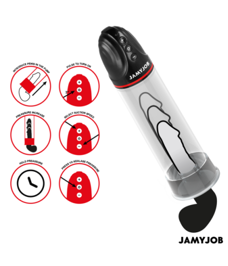 JAMYJOB - POMPA AUTOMATICA XPAND 3 LIVELLI DI ASPIRAZIONE GRIGIA