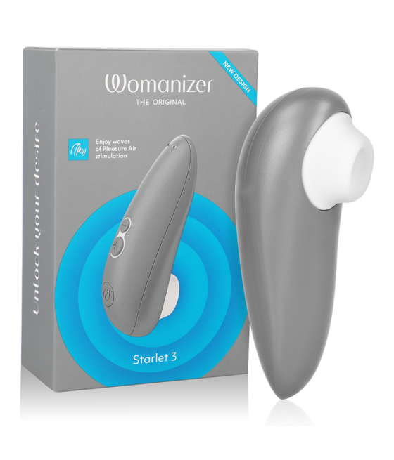 WOMANIZER - STIMOLATORE CLITORALE STARLET 3 GRIGIO