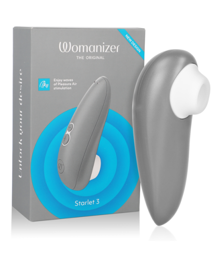 WOMANIZER - STIMOLATORE CLITORALE STARLET 3 GRIGIO