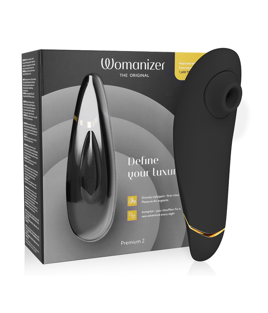 WOMANIZER - PREMIUM 2 STIMOLATORE CLITORALE NERO