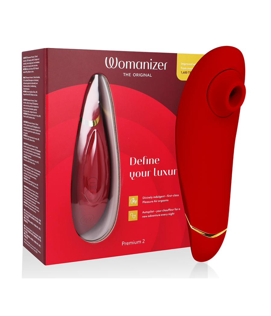 WOMANIZER - PREMIUM 2 STIMOLATORE CLITORALE BORDEAUX
