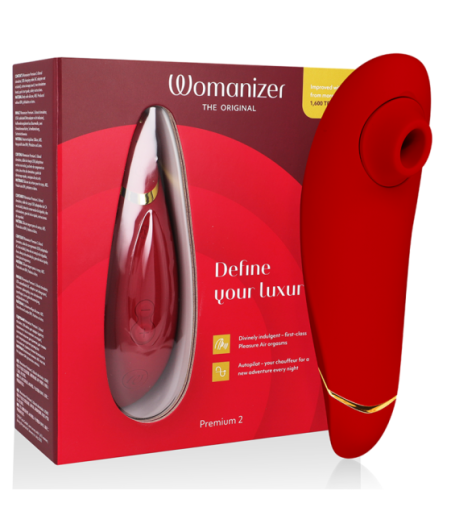 WOMANIZER - PREMIUM 2 STIMOLATORE CLITORALE BORDEAUX