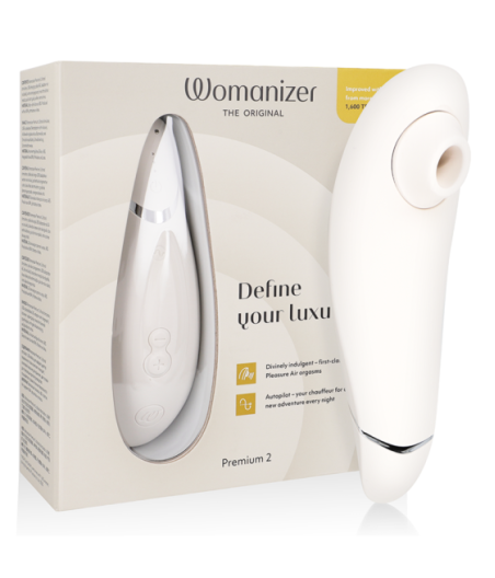 WOMANIZER - PREMIUM 2 STIMOLATORE CLITORALE GRIGIO CALDO