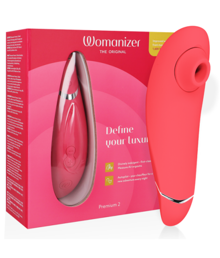 WOMANIZER - PREMIUM 2 STIMOLATORE CLITORALE LAMPONE