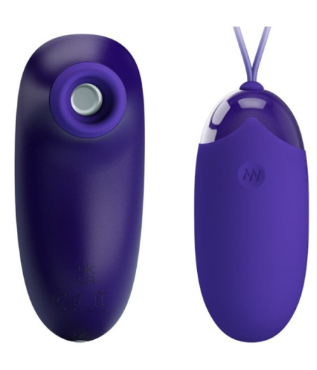PRETTY LOVE - STIMOLATORE E UOVO PORTATILE