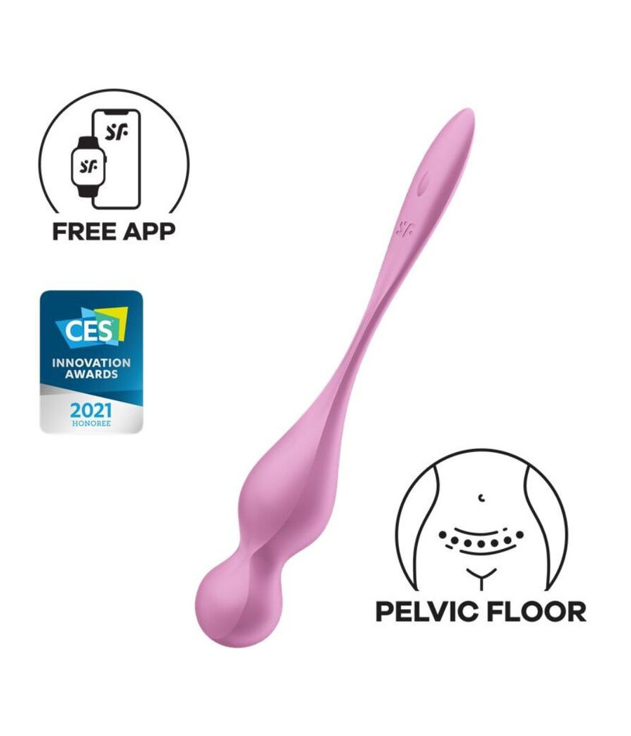SATISFYER - LOVE BIRDS PALLE VIBRANTI KEGEL ROSA